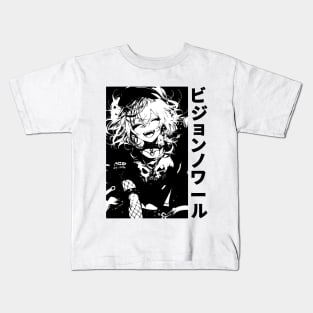 Goth Japanese Anime Manga Girl Grunge Streetwear Aesthetic Kids T-Shirt